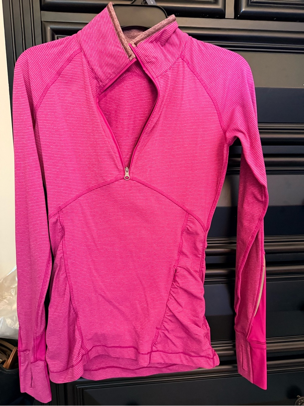 Women's Pink Quarter-Zip Active Top - Lululemon